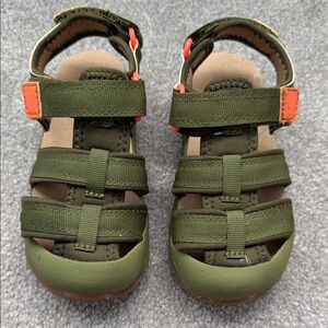 See Kai Run Olive Green Wilder II Toddler Sandals
